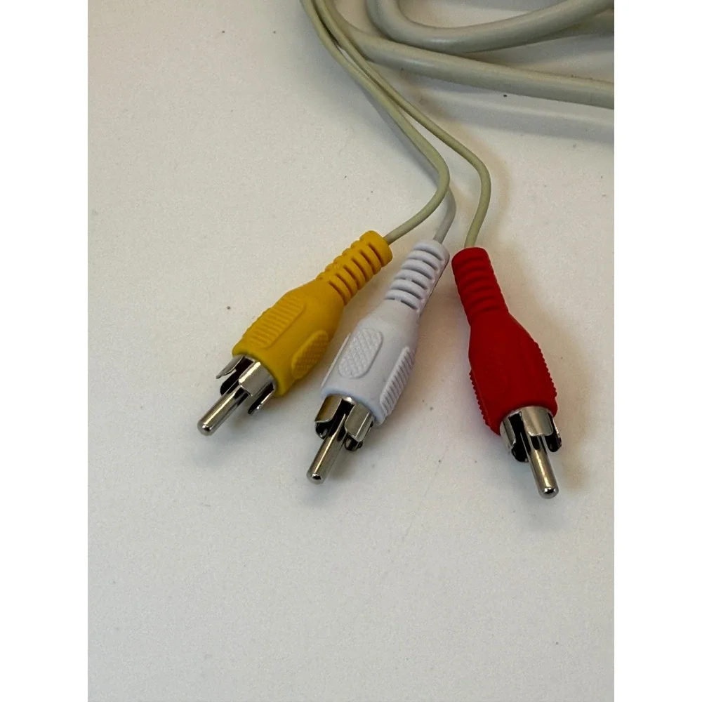 VTG 3.5mm to 3 RCA AV Composite Audio Video‎ Cable Adapter NOS Retro Gaming